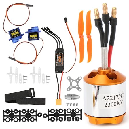 RC Fly 2217 KV2300 Motor 6035 Propel Servo 40A XT60 ESC Fjernbetjeningssæt