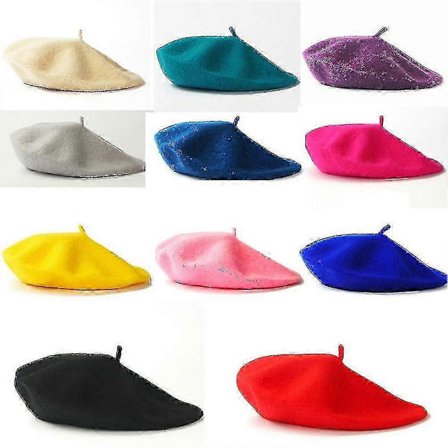 Nye sæson dame ensfarvede modeberetter: Varme vinterhatte til kvinder, modebonnet-huer, der passer til alt