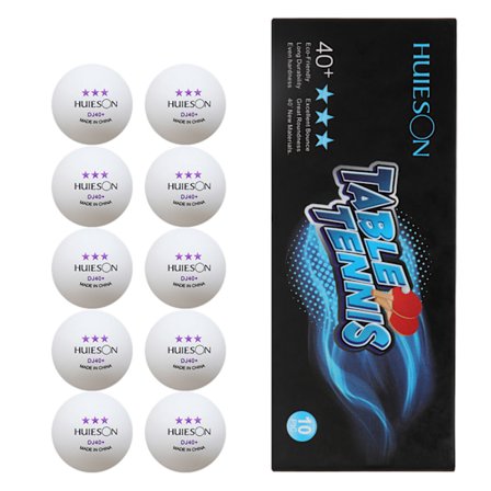 10 Pakker 3 Stjerner Ping Pong Baller Avansert Bordtennisball Bulk Utendørs for Ping Pong Baller Brukt til Trening Oransje{EE}