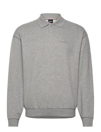 Contemp Polosweats Tops Sweatshirts & Hoodies Sweatshirts Grey BOSS