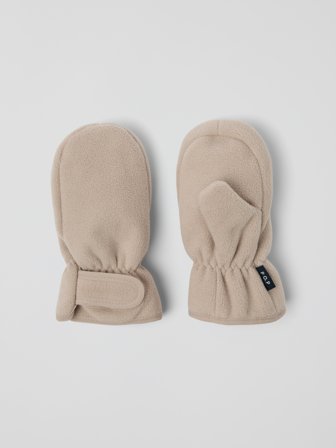 Windfleece-hanskat Polarn O. Pyret 1 lastenvaatteet beige