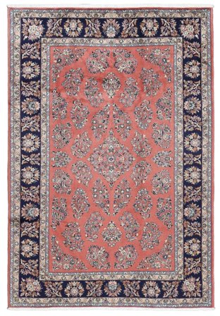 Hand Knotted Sarouk Rug 197X287 Wool