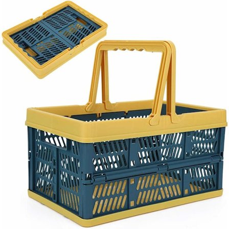 Taitettava säilytyslaatikko, kokoontaitettavat muoviset ostoskassit pinottavat laatikot