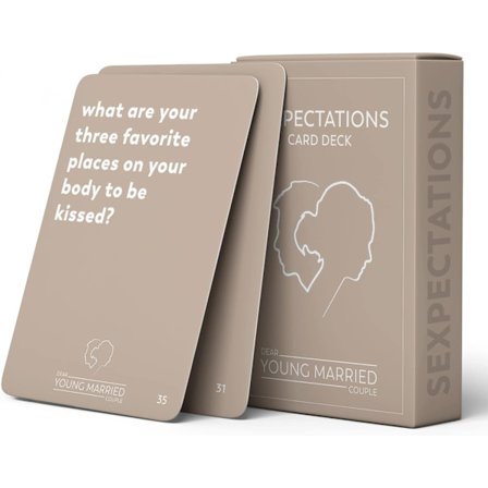 Card deck - Conversation starters for couples - 52 questions about intimacy - Communication in relationships - Wedding gift