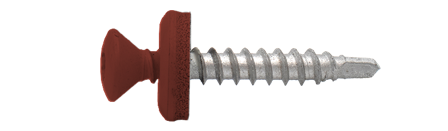 Ejot 860592 Fasadskrue TX20, lav profil, 4,8x35 mm, 250-pakning Oksidrød, Innfesting