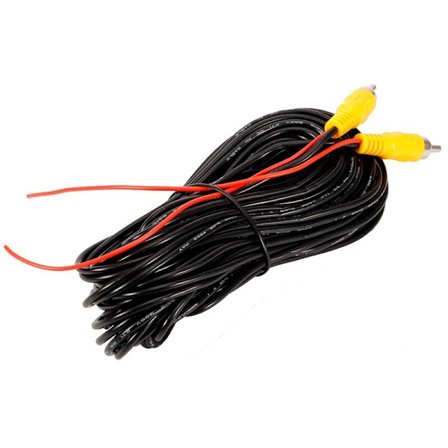 15m RCA till RCA hane till hane AV ljud-videokabel för bilens backkamera DVD CD-spelare TV-box