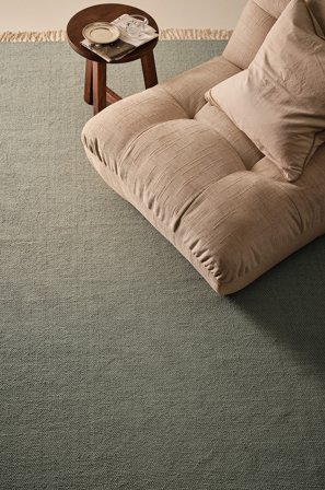 Jotex - Bomullsteppe Bomull/Bomull lysegrønn TONE - Kjøp Bomulls- & filleryer hos Jotex