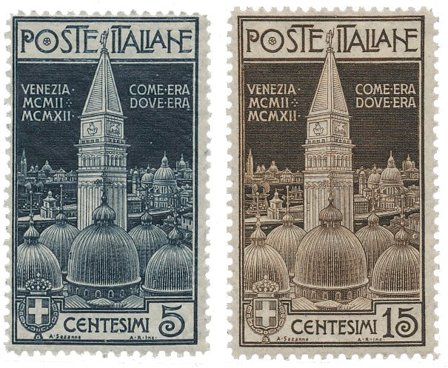 Italien 1912 - Sassone 97/98 - Postfrisk