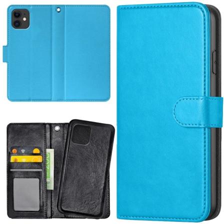 iPhone 12/12 Pro - Lompakkokotelo/Kuoret Vaaleansininen Light blue
