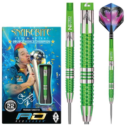 Peter Wright Mamba 2 Steel Tip Darts 22g