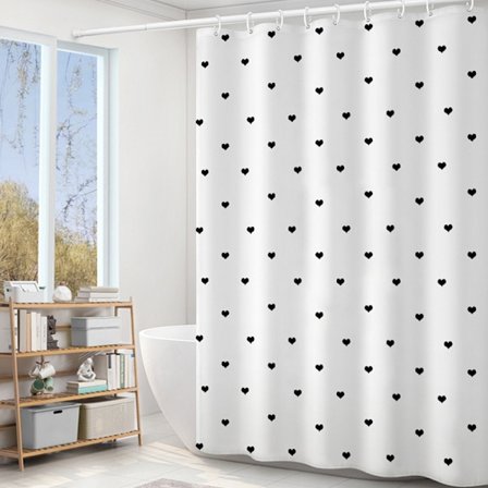 Bruseforhæng, brusekabineforhæng, vandtæt brusekabineforhæng mod indsyn - stil 35 2025.