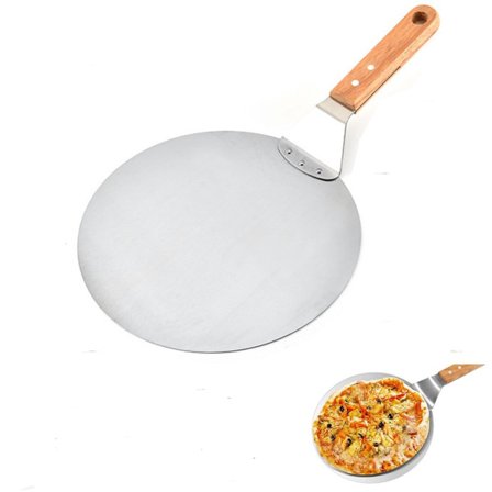 1-pack – 10-tums pizzaspade - Pizzaspade i rostfritt stål - Pizzatransfer-spade - Kakspade