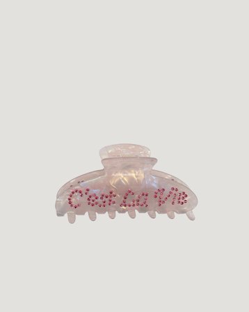 Dark Department Text Hair Claw Beige Accessoarer Tjej - Kids Brand Store