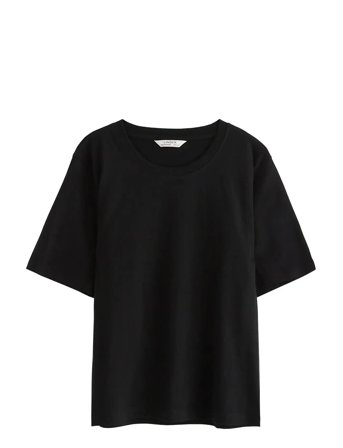Lindex T Shirt Erica Basic - Black - XXL