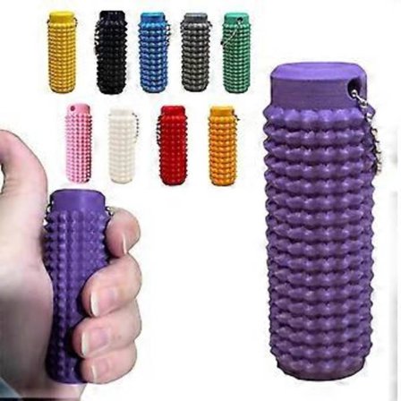 Little Ouchies Fidget, Fidget-legetøj i lommeformat, Spiky Grippie Stim-nøglering