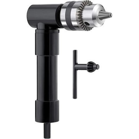 90 graders vinkelrät vinkel elektrisk borrchuck Svart vinkelrät borrchuck