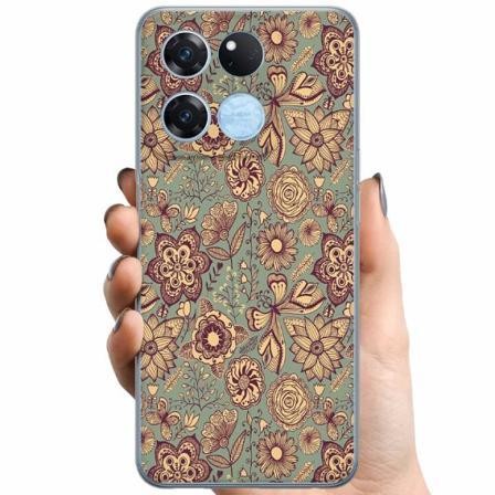 Oneplus Ace Racing Tpu Mobilskal Vintage Flowers