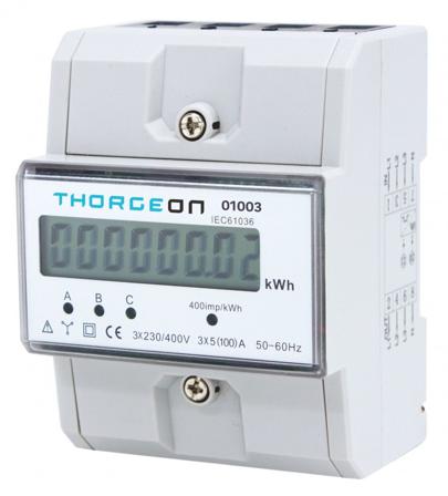ThorgeOn Energimåler 3-Fas 100A