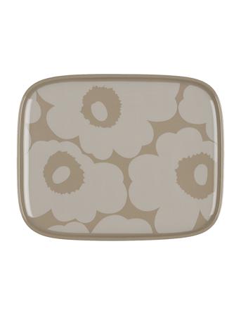 Unikko Plate 15X12 Cm Home Tableware Serving Dishes Serving Platters Monivärinen/Kuvioitu Marimekko Home