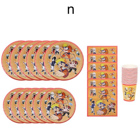 Naruto Party Supply Japansk anime-tema printed festdekor