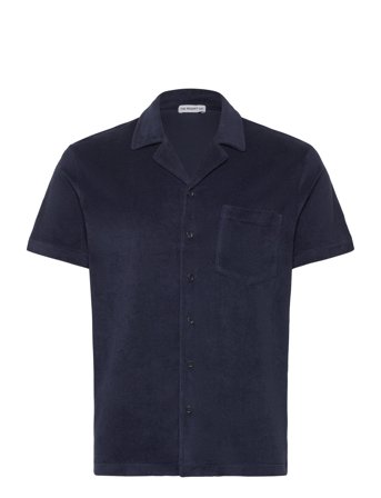 The Resort Co. Terry Resort Shirt Navy - Navy - XXL
