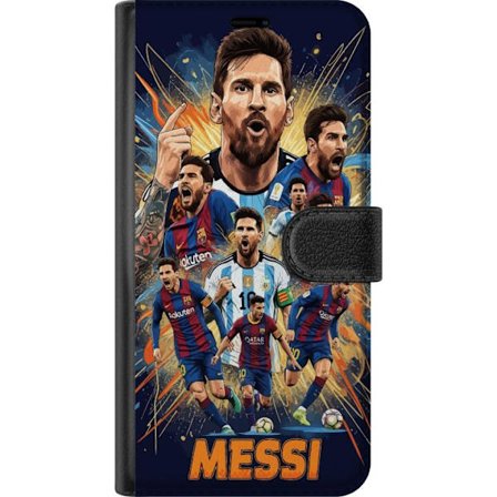 Yhteensopiva Lompakkokotelo Samsung Samsung Galaxy S24 FE Lionel Messi juliste Barcelona Argentiina jalkapallo legenda numero 10 MM GET jalkapalloilij