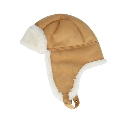 Seeberger - Beige - trapper - Beanie - Faux Fur Chapka Camel/Off-white Trapper - Hatstore