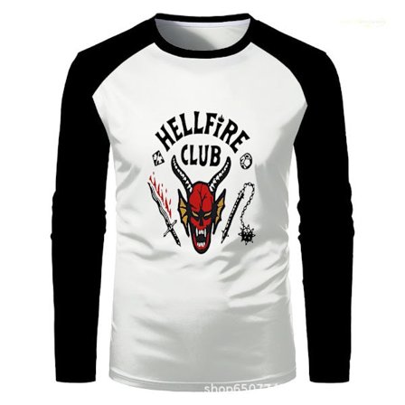 Stranger Things Pitkähihainen T-paita | Pehmeä puuvilla T-paita | TV-sarjan graafinen toppi faneille*CXTX-041665*XL CXTX-041665 XL