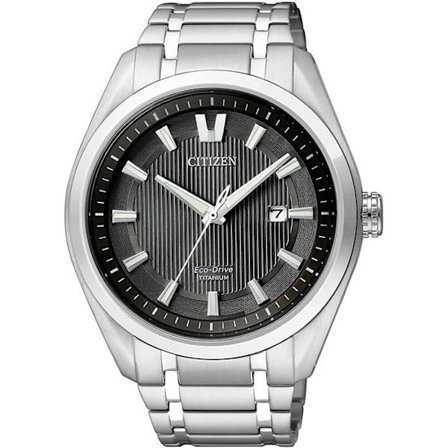 Klocka - CITIZEN - AW1240-57E - Kvarts - Silver - Titan/Stål - Klassisk Herr