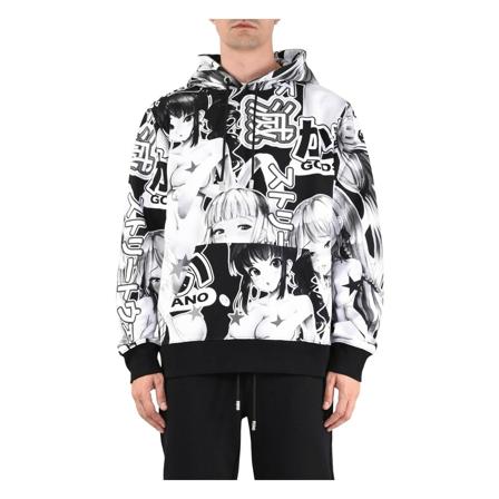 Gcds, Hoodies Czarny, Mężczyzna, Rozmiar: M