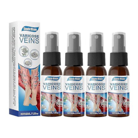 4 stk. Massage Spray mod Åreknuder fra South Moon - Sig farvel til ubehag i benene