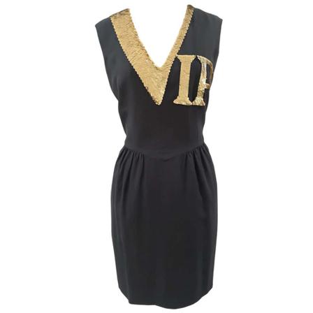 Moschino Pre-Owned, Pre-owned Dresses Zwart, Dames, Maat:ONE Size