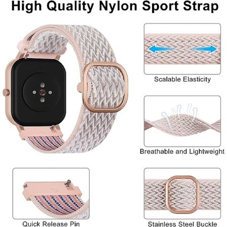 Lämplig för Apple Watch iWatch1234567, 38/40/41mm armband, justerbart elastiskt nylon klockarmband, sportarmband för Apple Watch iWatch1234567