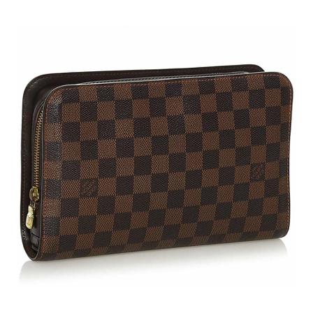 Louis Vuitton Vintage Pre-owned Clutches , Bruin , Dames , Maat: ONE Size Vintage Tassen
