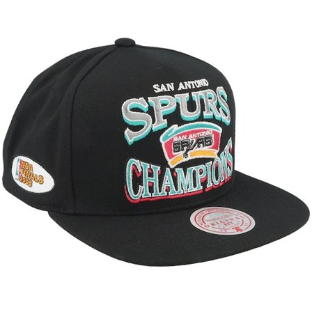 Mitchell & Ness - NBA Svart snapback Keps - San Antonio Spurs Champions Era Hwc Black Snapback @ Hatstore