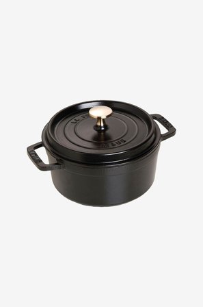 Staub - Gryte La Cocotte rund 18 cm, 1,7 l - Svart - Gryter & kasseroller - Fra Homeroom