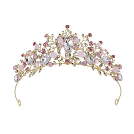 Barnlegeringskrona fjäril prinsessa uppträdande, modellering catwalk kristall hårband