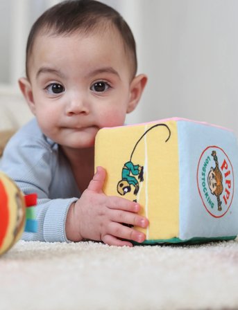 Micki Leksaker Pippi Mjuka Klossar - Multi/patterned - ONE SIZE