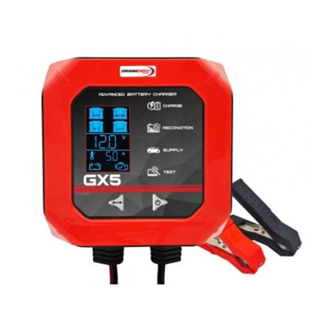 12V Lemania GX5 charger 5A 1.2-110Ah (AGM, EFB, SMF, Li-ion)