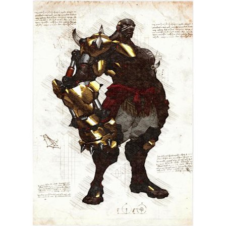 A3 Print - Overwatch artwork - Doomfist
