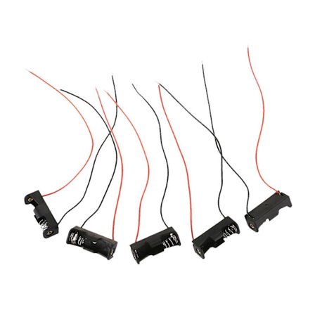 5 st 1 23A A23 12V Batteriförvaringsklämma Hållare Box Fodral Cellhållare Med Sladd