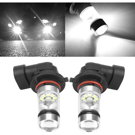 Bilforlygter, 9006/HB4 100W Hvid Høj Lysstyrke LED Tåge Lygte