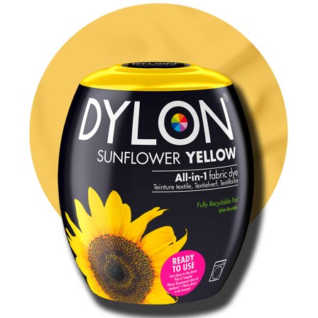 Dylon Pod All-in-1 Peinture Textile Sunflower Yellow