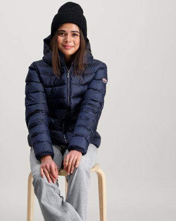 Colmar GIRLS DOWN JKT Niebieski Kurtki Dziewczyna - Kids Brand Store