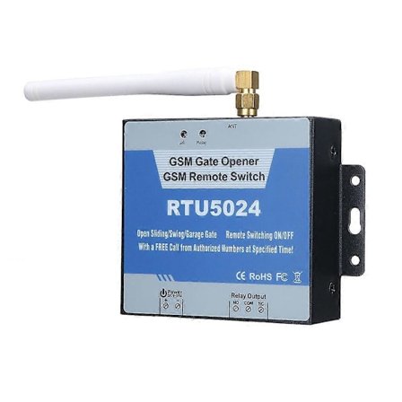 RTU5024 GSM Grindöppnare Reläbrytare Mobiltelefon Dörr Fjärrkontroll 850/900/1800/1900MHz