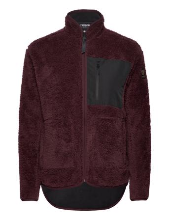 Thermal Pile Zip Jacket Red Tenson