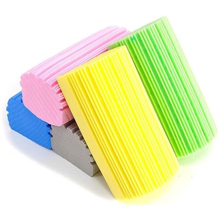 5-pack Våt Rengöring Dammtorkningssvamp Återanvändbar Magisk Dammtorkningssvampborste för Rengöring av Fönsterluckor ss Sparklister Ventiler Räcken 