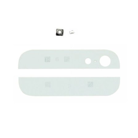 iPhone 5/5S Nedre och Övre Ramglas - Vit