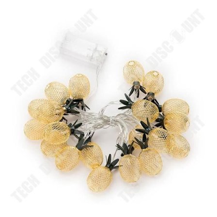 Ljusgirlang - TD - 3M - 20 Lampor - Batteridriven LED - Gul - För Inomhusbruk