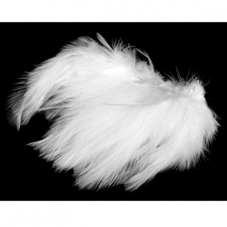 Saltwater Neck Hackle White #377